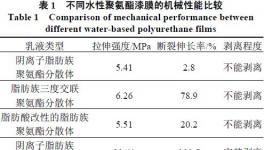 环保型水性可剥离防护涂料的研制